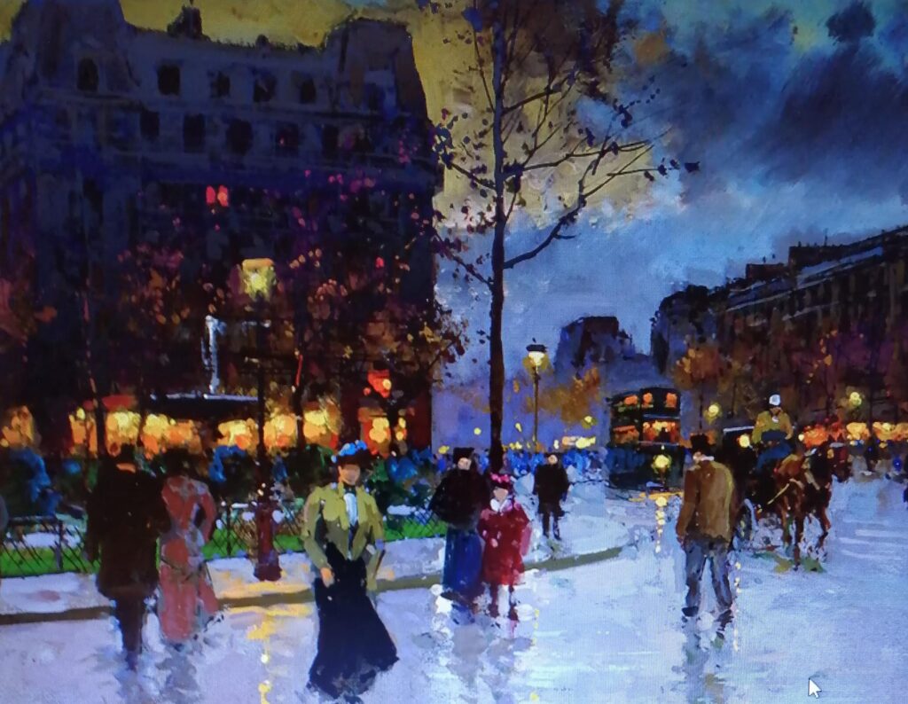 Edouard Leon Cortes, Place Pigalle
